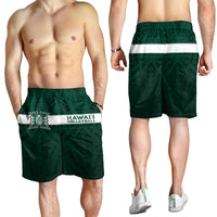 Hawaii Volleyball Green Warrior Men Short - LT2 - Polynesian Pride