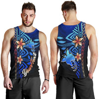 Papua New Guinea Custom Personalised Men's Tank Top - Vintage Tribal Mountain - Polynesian Pride