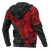 Cook Islands Polynesian Zip up Hoodie Red Turtle - Polynesian Pride