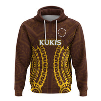 Custom Cook Islands Kukis Hoodie Tribal Pattern LT12 - Polynesian Pride