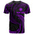 Northern Mariana Islands Polynesian Custom T Shirt Purple Tribal Wave Unisex Purple - Polynesian Pride