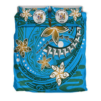 Niue Bedding Set - Spring Style Blue Color - Polynesian Pride