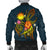 Nauru Polynesian Men's Bomber Jacket - Legend of Nauru (Blue) - Polynesian Pride
