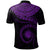 Marshall Islands Polynesian Custom Polo Shirt Marshall Islands Waves (Purple) - Polynesian Pride