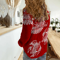 (Custom Personalised) Valentine Day Tonga Couple Love Women Casual Shirt Tongan Turtle - LT12 - Polynesian Pride