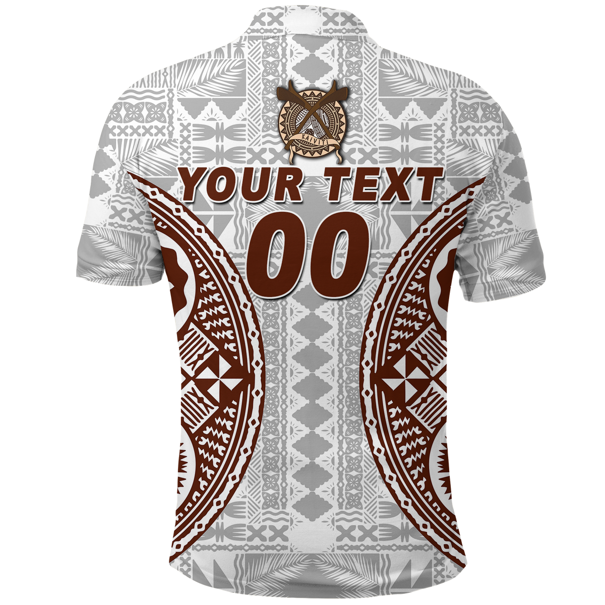 Custom Fiji Kaiviti Tapa Pattern Polo Shirt LT12 - Polynesian Pride