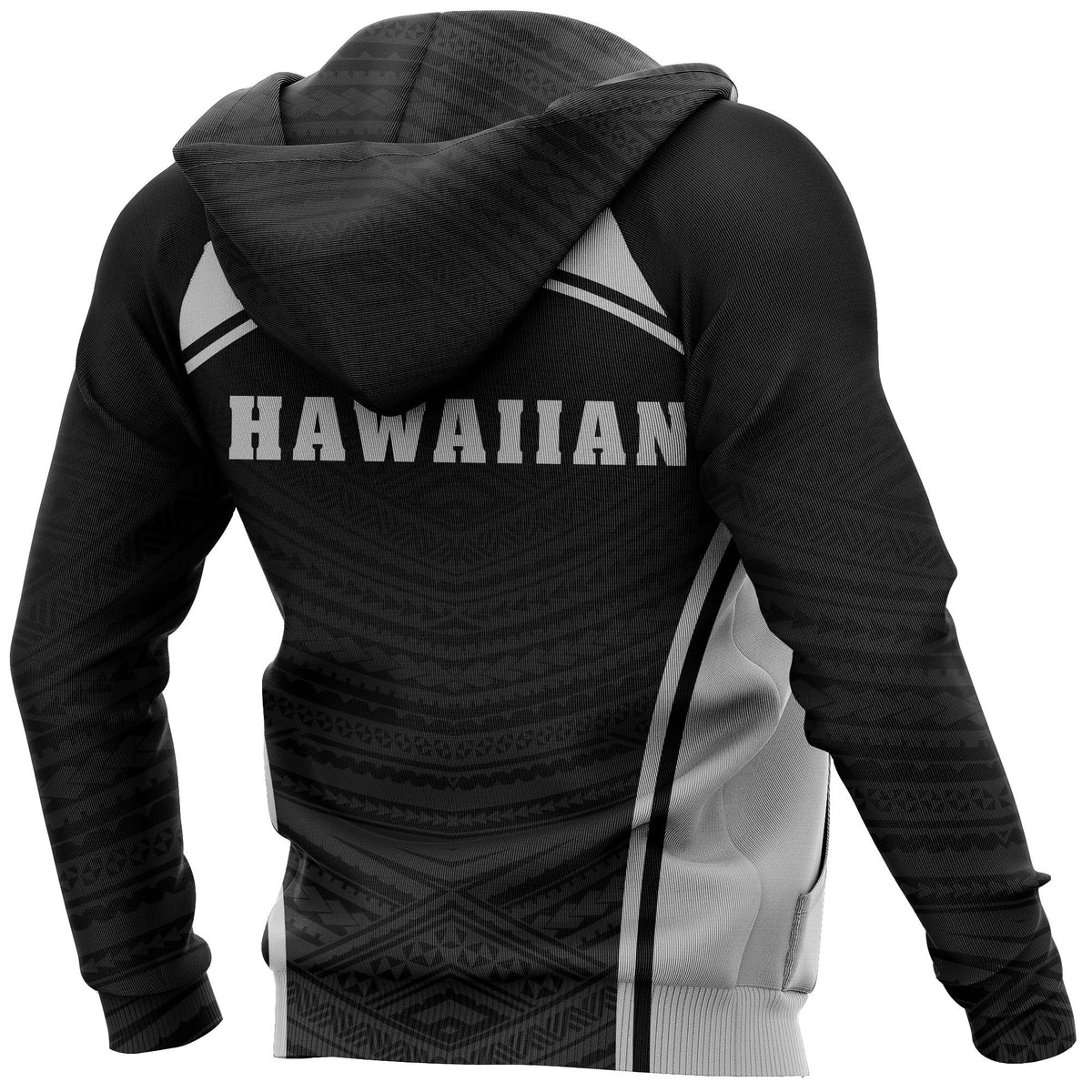 Hawaii Polynesian Zipper Hoodie Sport Style - Polynesian Pride