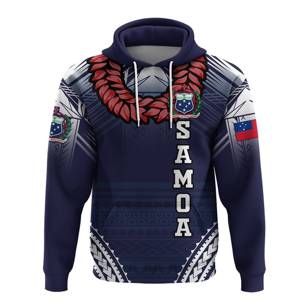 Samoan Ula Fala Art Long Sleeve Button Shirt - LT12 main image 1