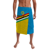 Custom Torba Vanuatu Province Lavalava Flag Style LT12 Lavalava Black - Polynesian Pride