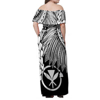 Hawaii Polynesian Matching Dress and Hawaiian Shirt Kanaka and Map - Polynesian Pride