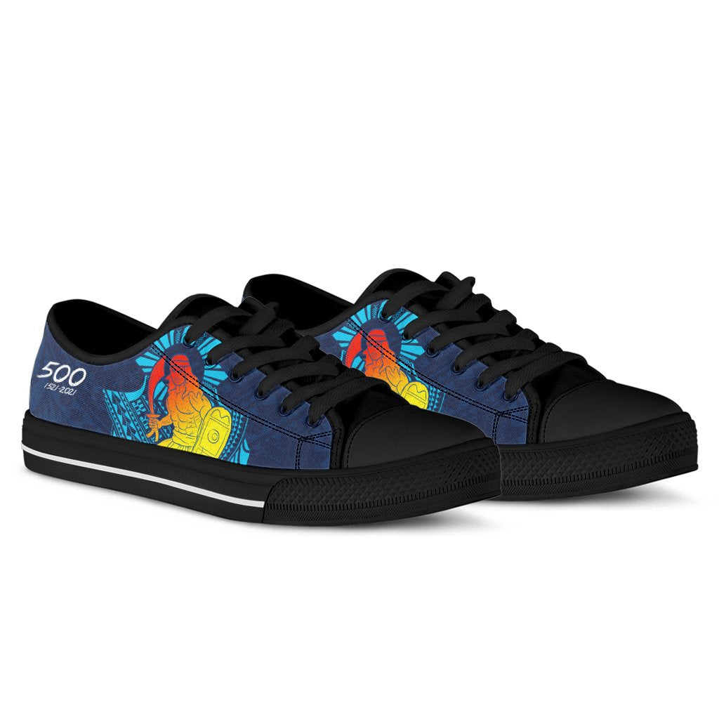 Philippines Low Top Shoes - King Lapu Lapu - Polynesian Pride