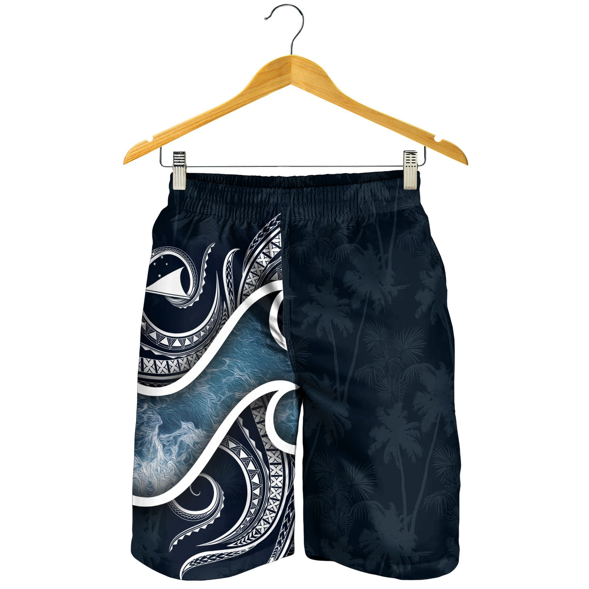 Tokelau Polynesian Men's Shorts - Ocean Style - Polynesian Pride