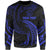 Palau Polynesian Custom Personalised Sweater - Blue Tribal Wave Unisex Blue - Polynesian Pride