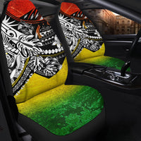 Federated States of Micronesia Car Seat Cover - The Flow OF Ocean Reggae Color - Polynesian Pride