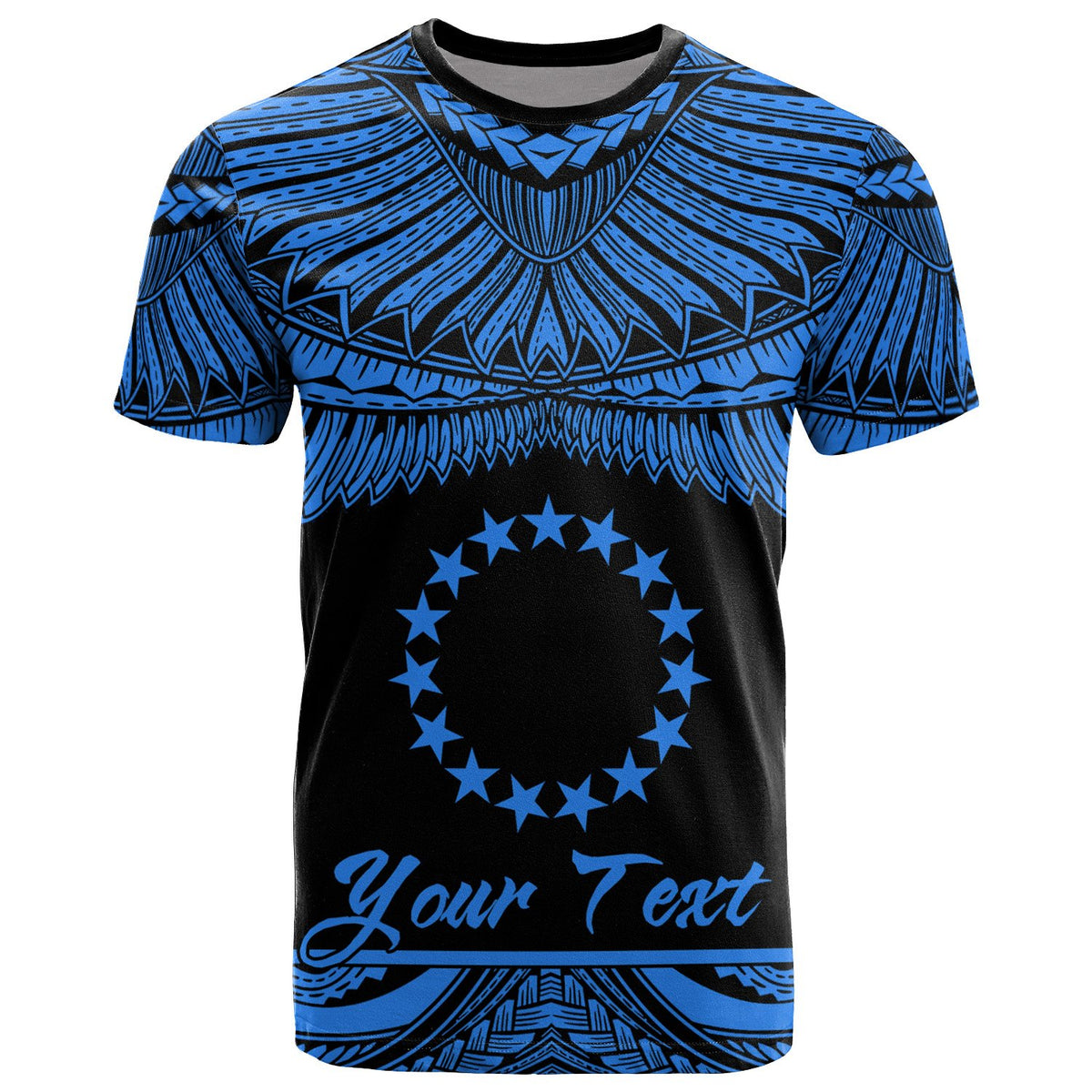 Cook Islands Polynesian Custom T Shirt Polynesian Pride Blue Version Unisex Blue - Polynesian Pride