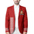 (Custom Personalised) Kolisi College Tonga Blazer Ngatu LT13 Unisex Red - Polynesian Pride