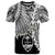 Guam Polynesian Custom T Shirt Tribal Wave Tattoo White Unisex White - Polynesian Pride