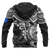 Pohnpei Hoodie Polynesian White Turtle - Polynesian Pride