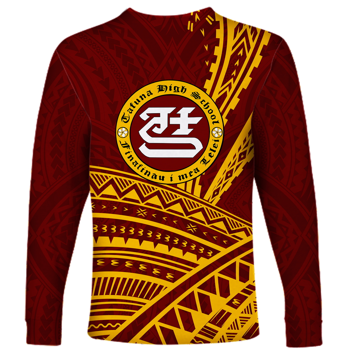 Tafuna High School American Samoa Pride Long Sleeve Shirt - LT12 - Polynesian Pride