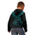 New Caledonia Polynesian Custom Zip up Hoodie New Caledonia Waves (Turquoise) - Polynesian Pride