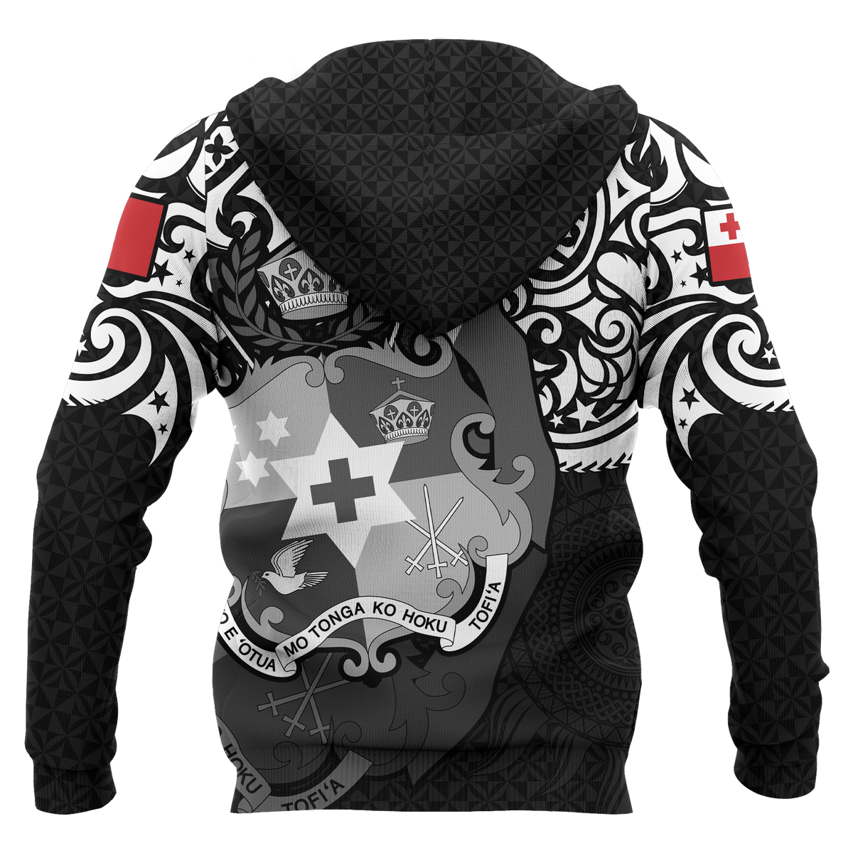 Tonga Polynesian Hoodie Tongan Pride (White) - Polynesian Pride
