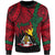 Papua New Guinea East Sepik Province Polynesian Custom Personalised Sweater - Tribal Wave Tattoo Unisex Red - Polynesian Pride