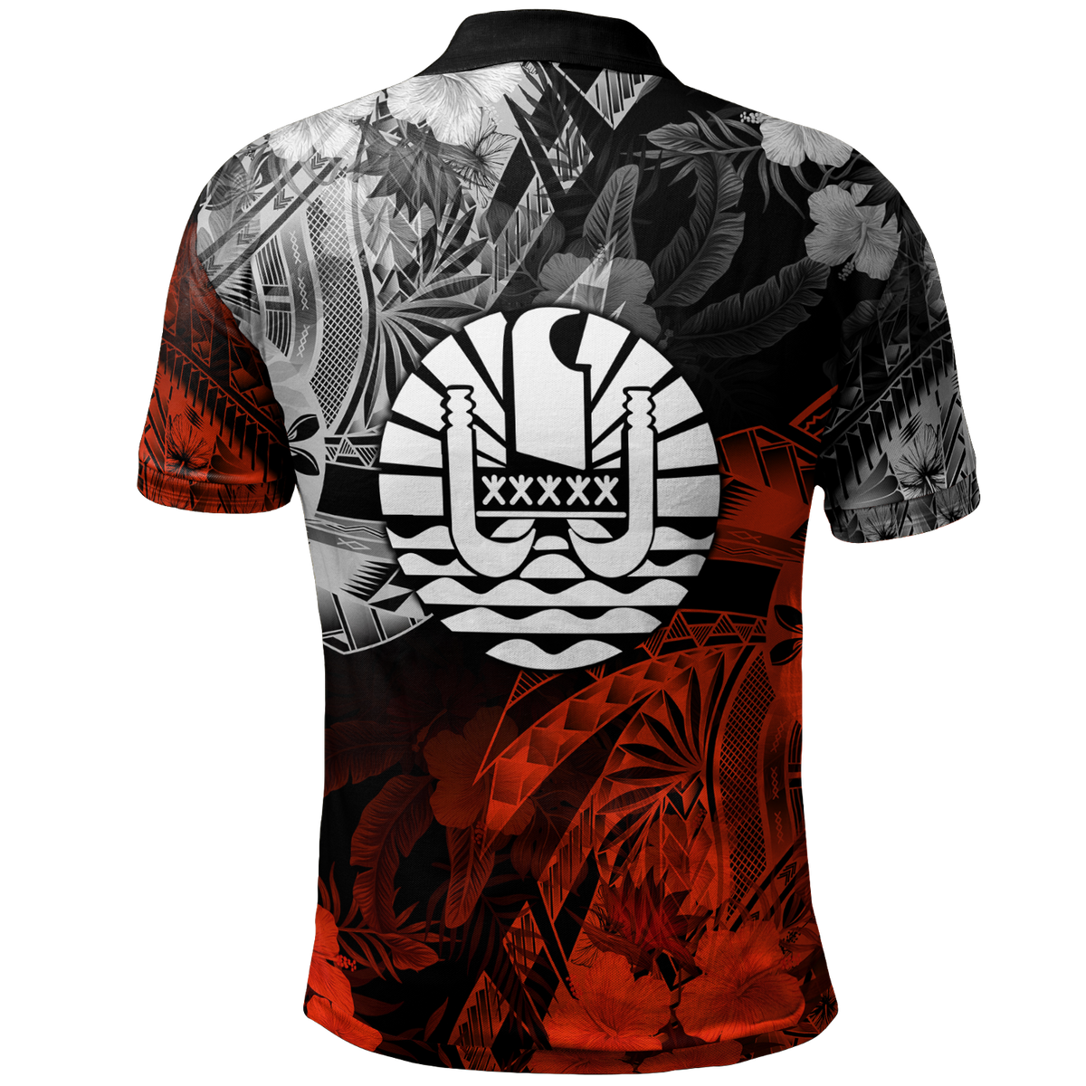 Tahiti Polynesian Custom Polo Shirt Vintage Polynesian Turtle - Polynesian Pride