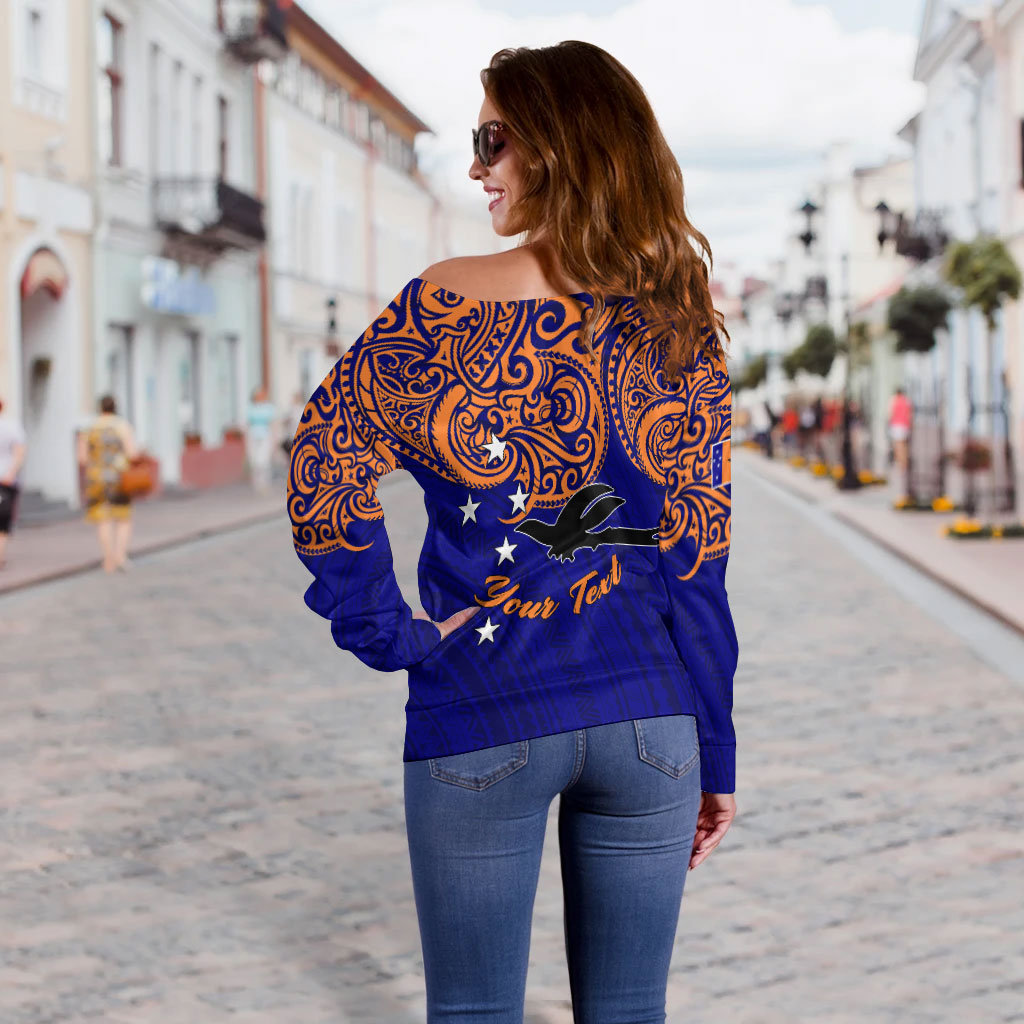 (Custom Personalised) Papua New Guinea New Ireland Pride Women Off Shoulder Sweater - LT12 - Polynesian Pride