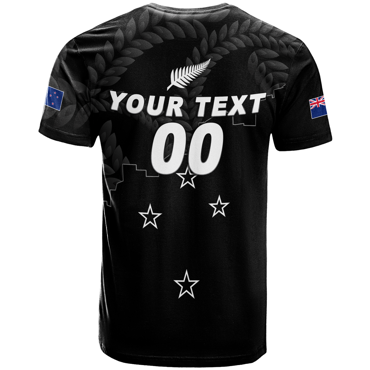 Custom New Zealand Champions Rugby 2022 T Shirt LT12 - Polynesian Pride