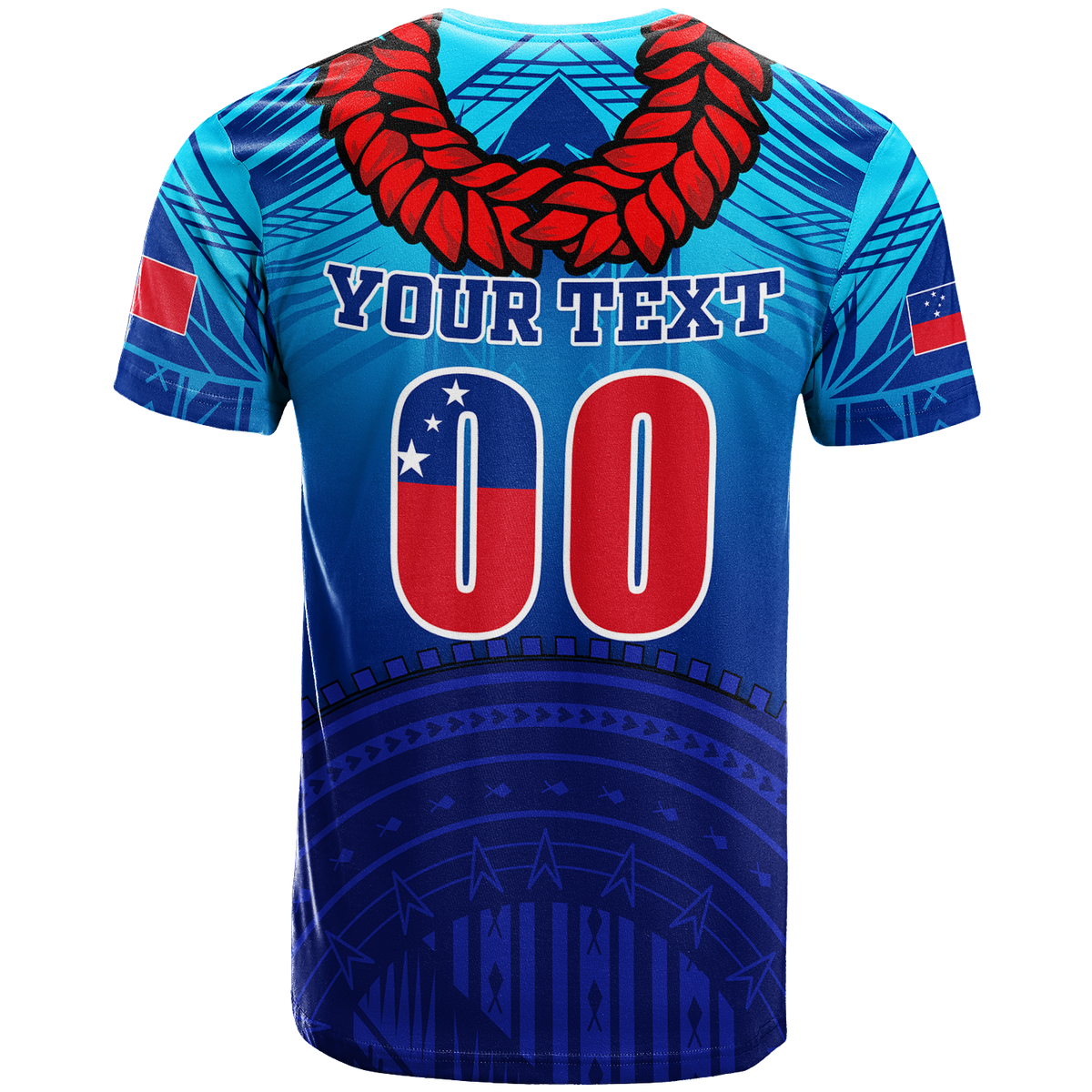 Custom Manu Samoa Legend T Shirt LT12 - Polynesian Pride