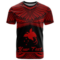Papua New Guinea Polynesian Custom T Shirt Papua New Guinea Pride Red Version Unisex Red - Polynesian Pride