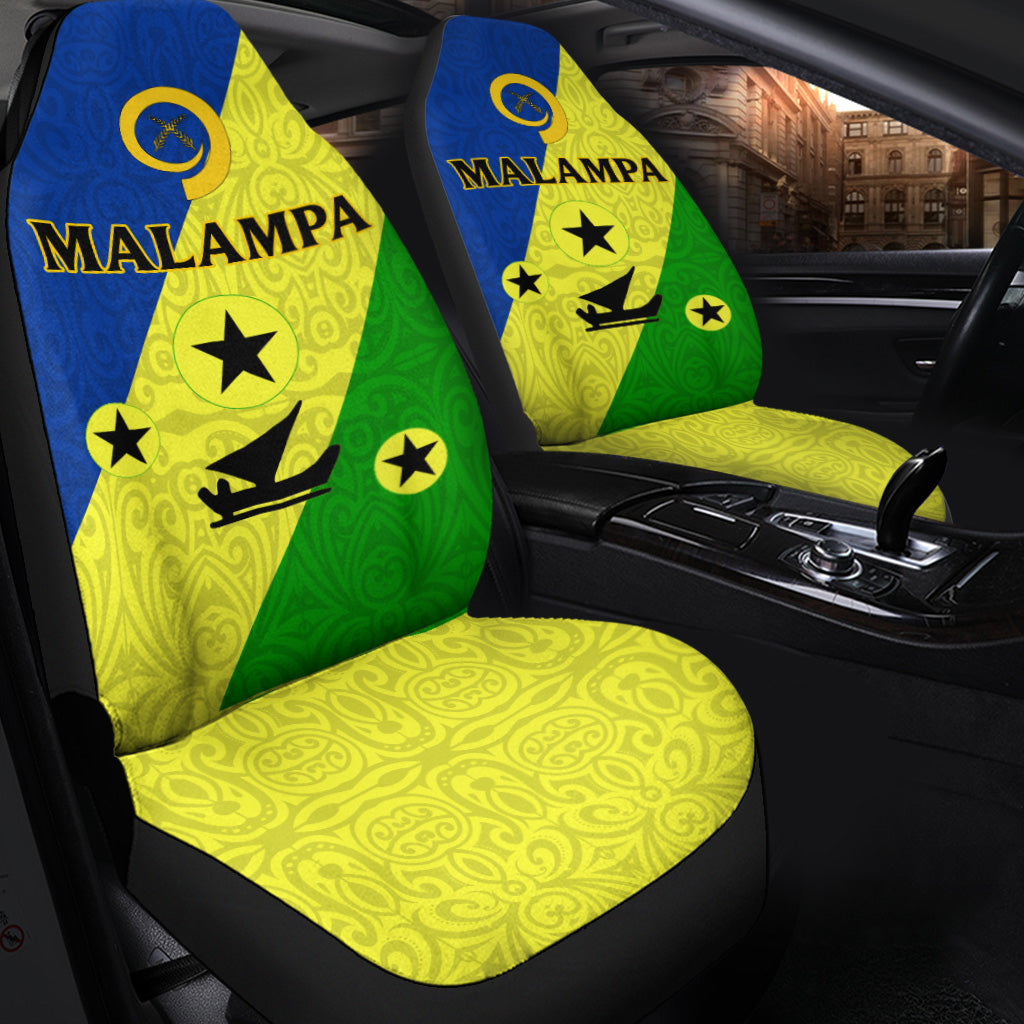 Vanuatu Malampa Province - Car Seat Covers - Flag Style - LT12 - Polynesian Pride