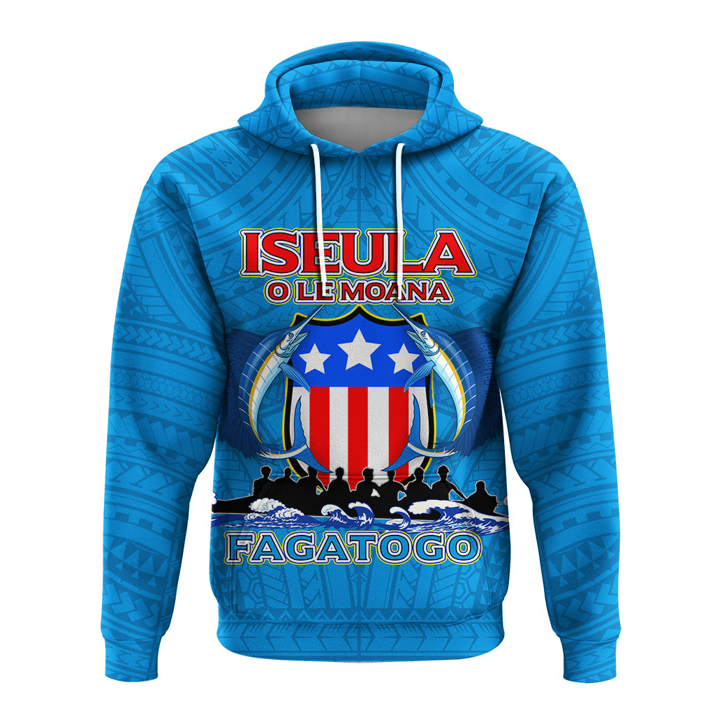 Custom American Samoa Hoodie Iseula o le Moana of Fagatogo Pride LT12 - Polynesian Pride