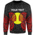 Palau Polynesian Custom Personalised Sweater - Spirit Style Unisex Black - Polynesian Pride