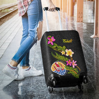 Tahiti Polynesian Luggage Covers - Plumeria Tribal - Polynesian Pride
