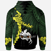 Papua New Guinea Morobe Province Polynesian Hoodie Tribal Wave Tattoo - Polynesian Pride
