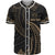 Fiji Polynesian Custom Personalised Baseball Shirt - Gold Tribal Wave Unisex Gold - Polynesian Pride