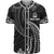 Vanuatu Polynesian Custom Personalised Baseball Shirt - White Tribal Wave Unisex White - Polynesian Pride