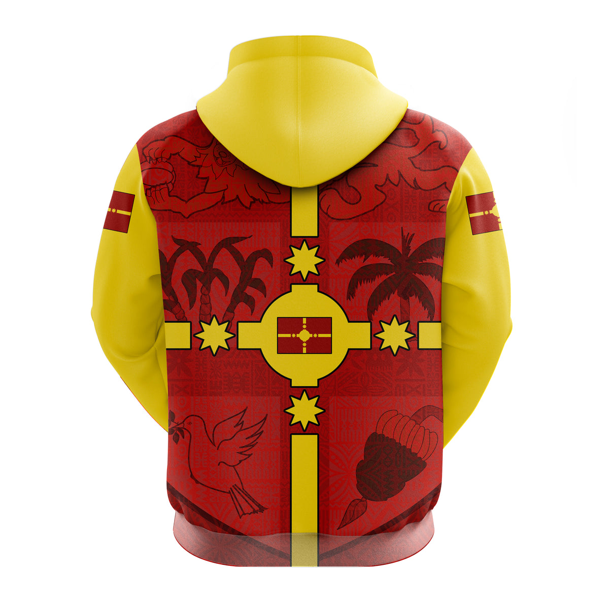 Rotuma Fiji Hoodie Fijian Patterns LT20 - Polynesian Pride