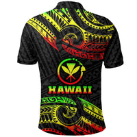 Hawaii Polo Shirt Tribal Pattern Reggae LT12 - Polynesian Pride
