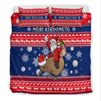 New Zealand Maori Meri Kirihimete Bedding Set - LT2 - Polynesian Pride