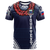 Custom Samoan Ula Fala Art T Shirt LT12 Unisex Blue - Polynesian Pride