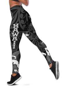 Hawaii King Kamehameha Aloha Hawai'i Nei Women Legging - LT2 - Polynesian Pride