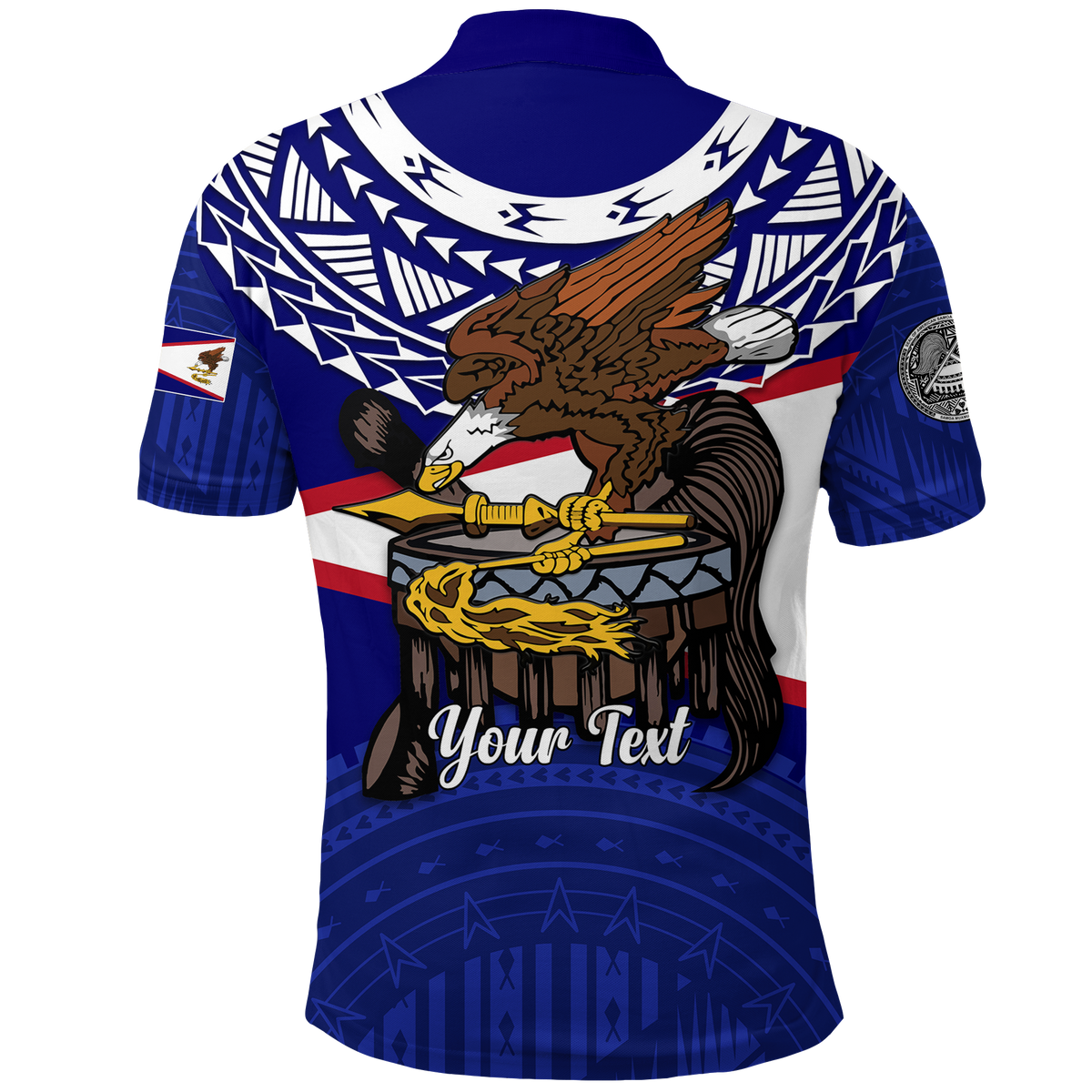Custom American Samoa Independence Anniversary Pride Polo Shirt LT12 - Polynesian Pride