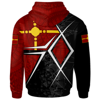 Rotuma Polynesian Hoodie Rotuman Flag - Polynesian Pride