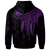 Federated States of Micronesia Zip up Hoodie Polynesian Wings (Purple) - Polynesian Pride