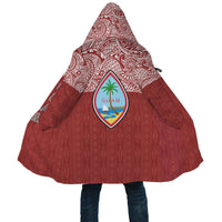 Guam All Over Print Cloak - Red Style Unisex Red - Polynesian Pride