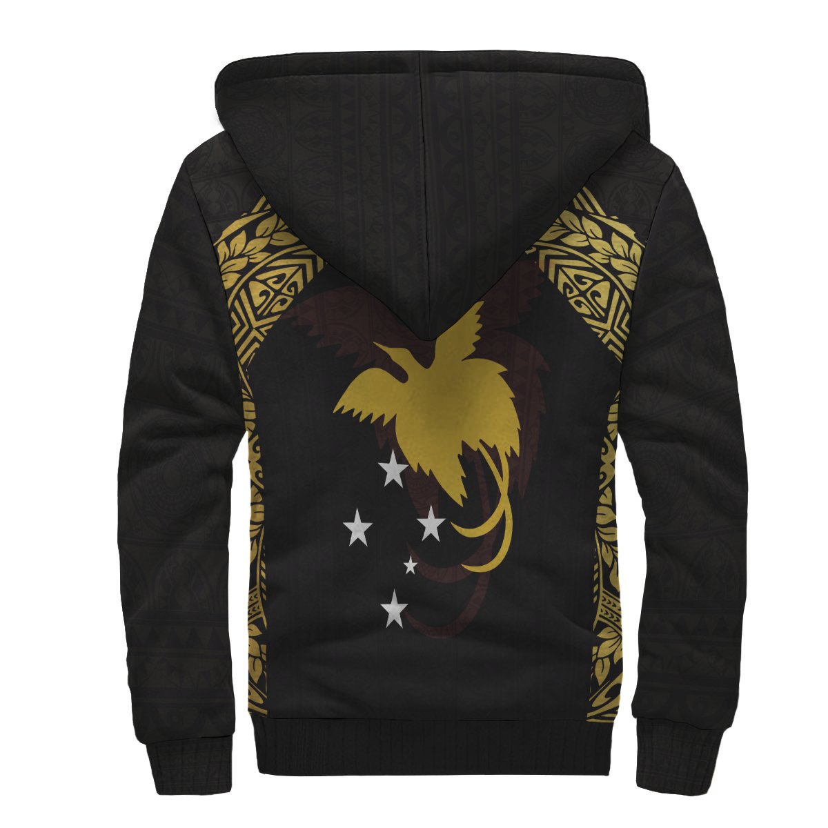 Papua New Guinea Sherpa Hoodie - Erudite Eye - Polynesian Pride