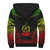 Flag Vanuatu Sherpa Hoodie - Polynesian Chief Reggae Version - Polynesian Pride