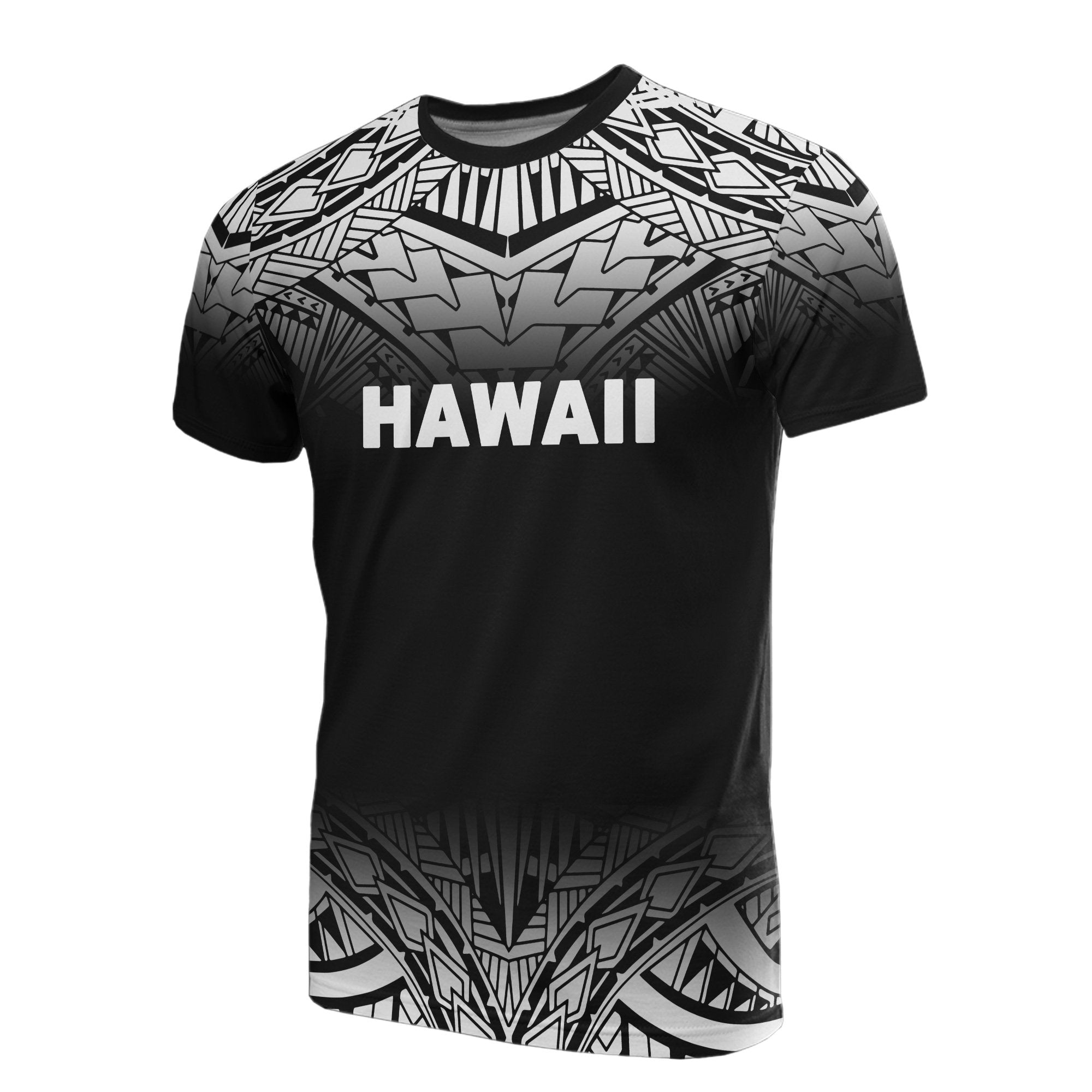 Hawaii All Over T Shirt Hawaii Kanaka Maoli Polynesian Tattoo Style Style Fog Style Black Unisex Black - Polynesian Pride